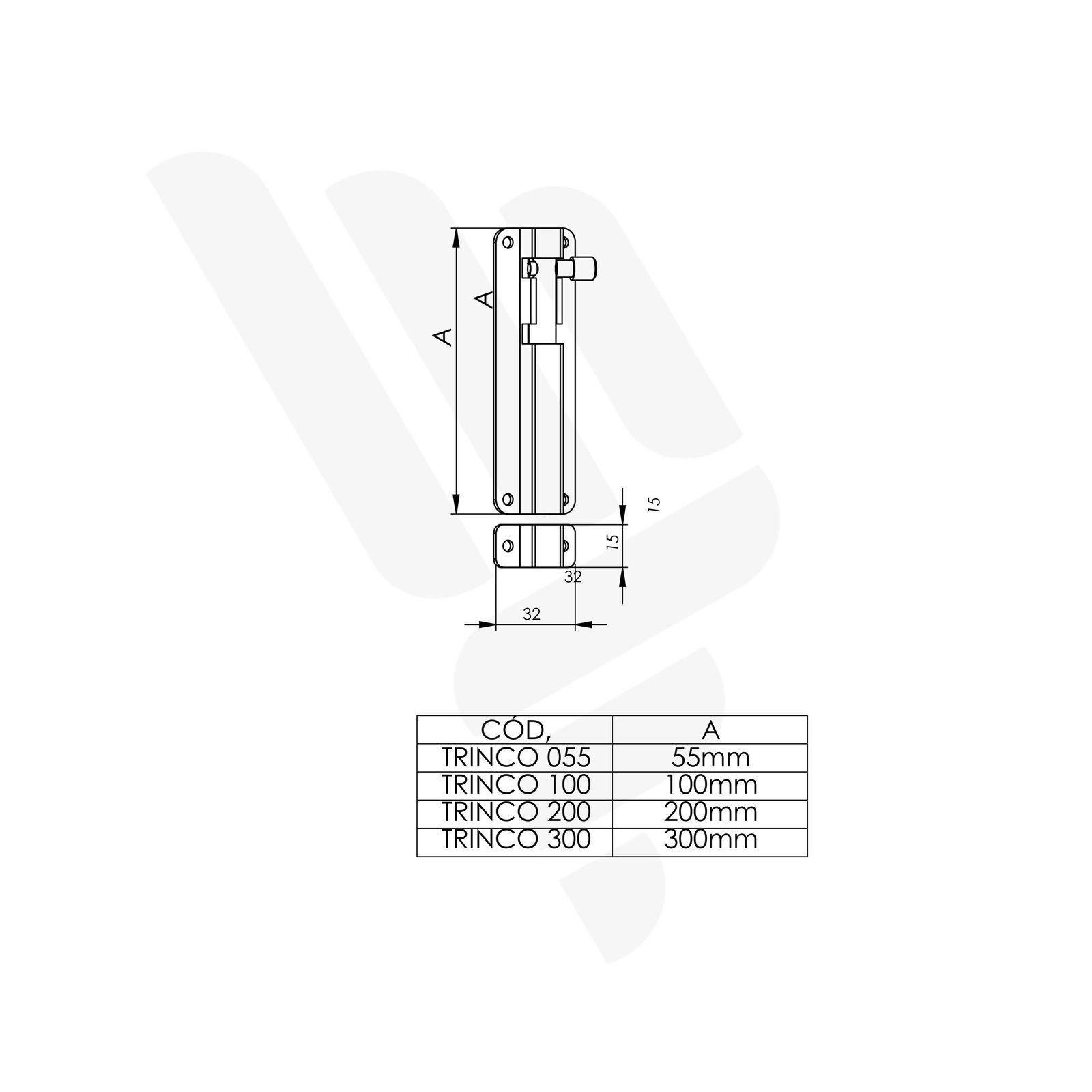 TRINCO 100MM